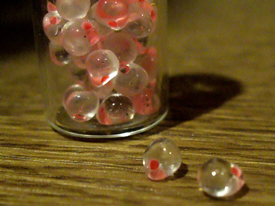 The name of these beads is Eyeball bead.